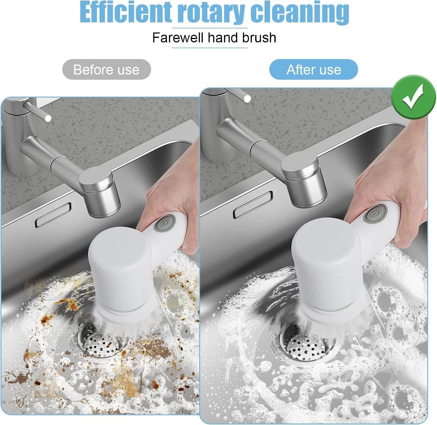 5 in 1 Handheld Bathroom Cleaning Brush - INDIA CART