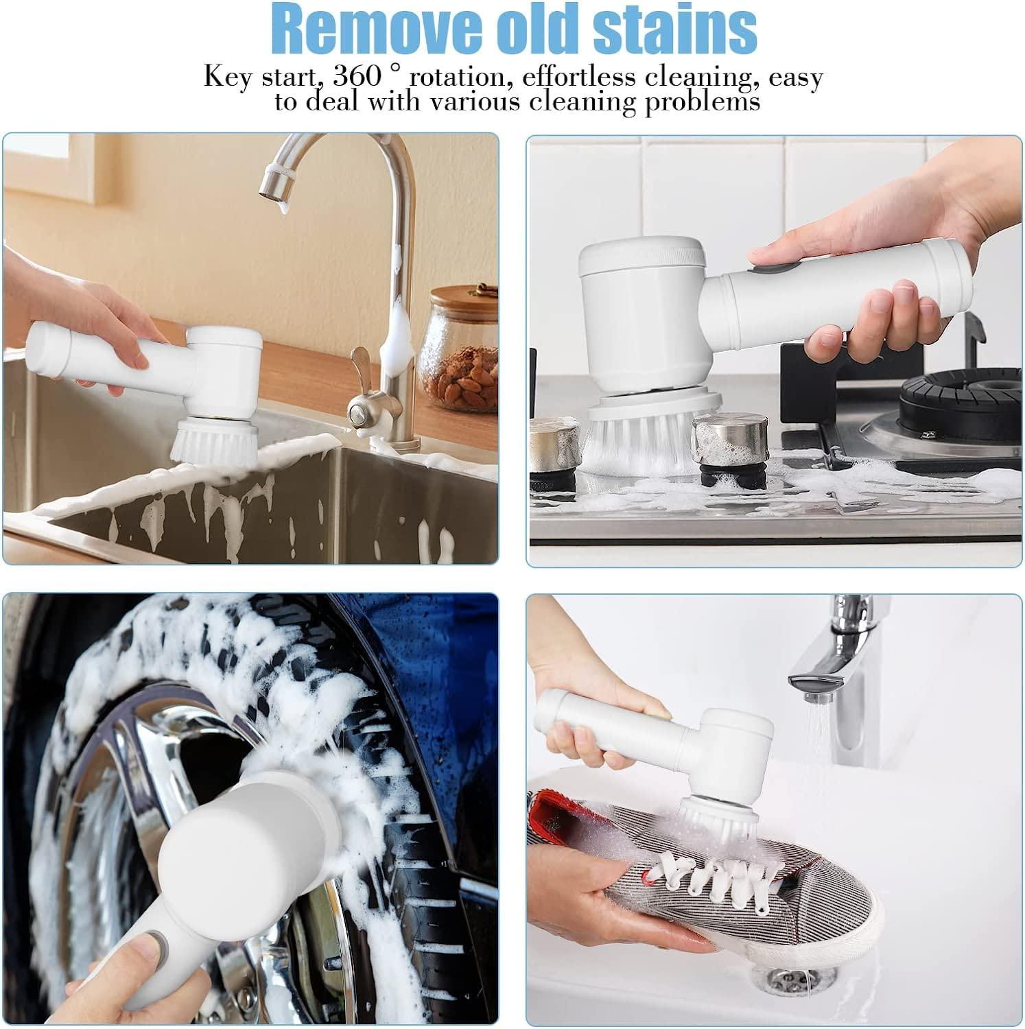 5 in 1 Handheld Bathroom Cleaning Brush - INDIA CART