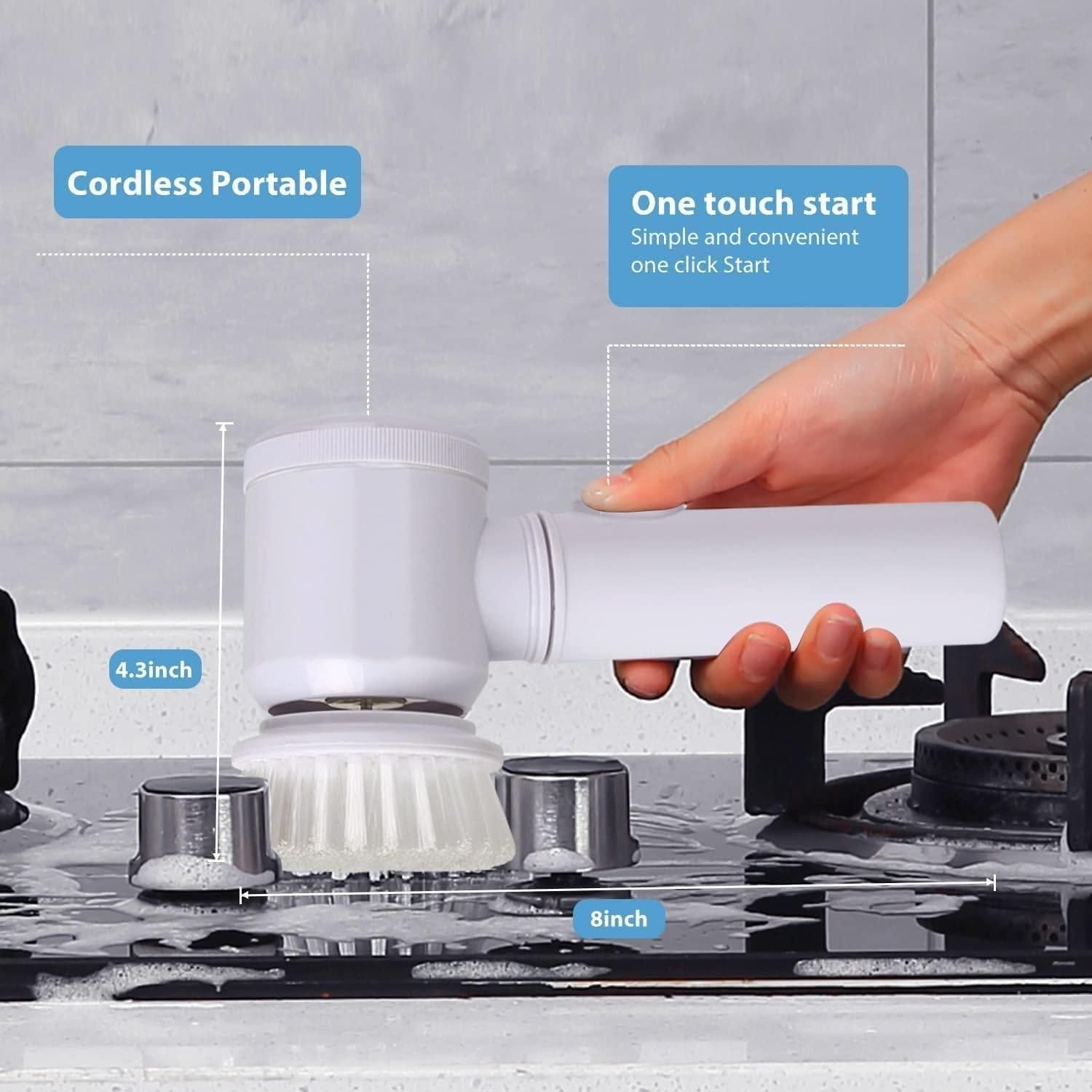 5 in 1 Handheld Bathroom Cleaning Brush - INDIA CART